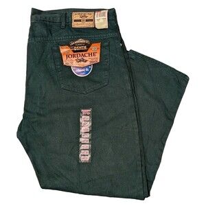 Vintage Hunter Green Jordache Relaxed Fit Denim Jeans Men's 46x32 (42x29) NWT